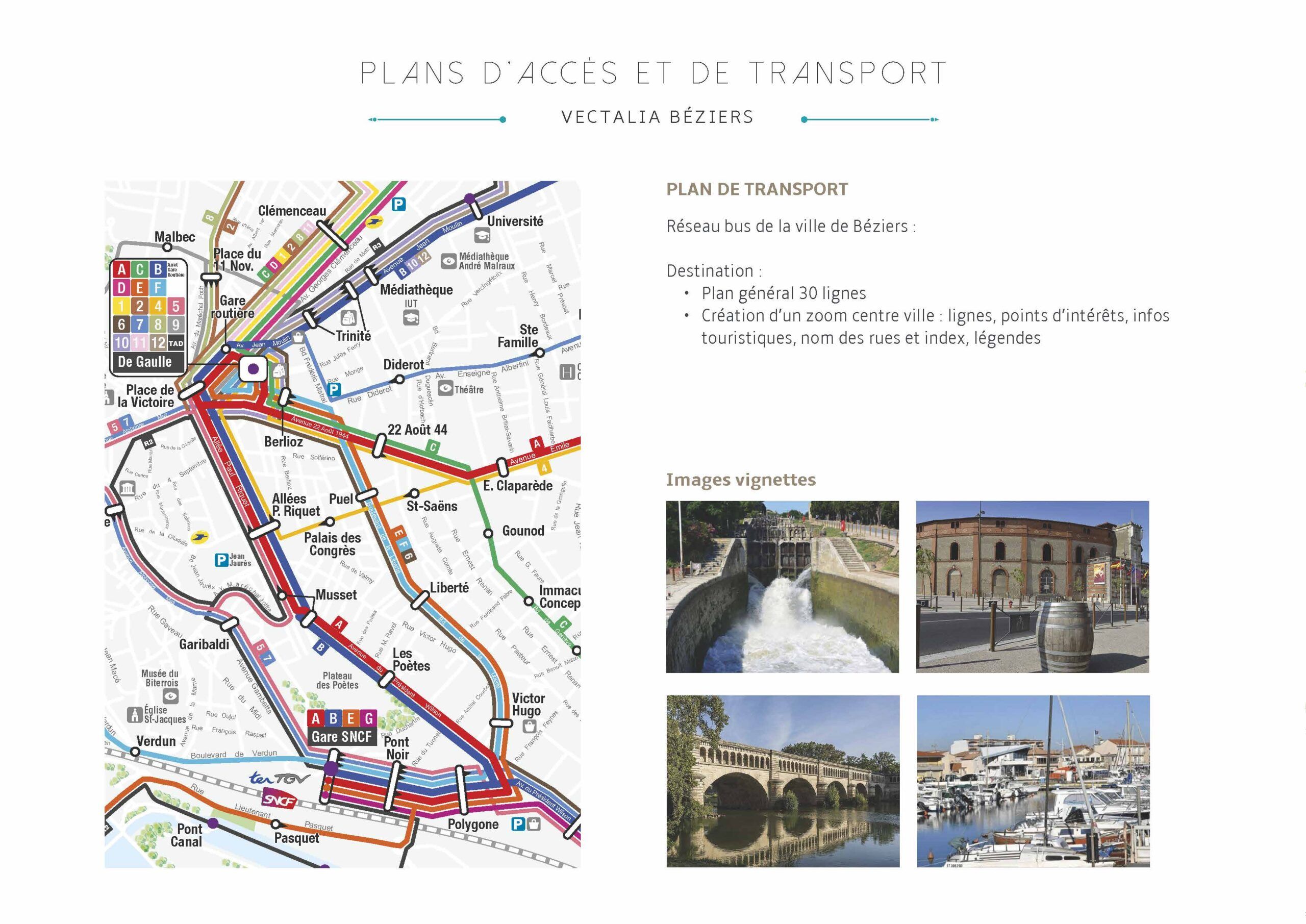 plan réseaux et transports - cartographie géo reflet