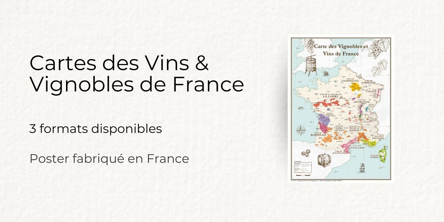 Carte des vins de France