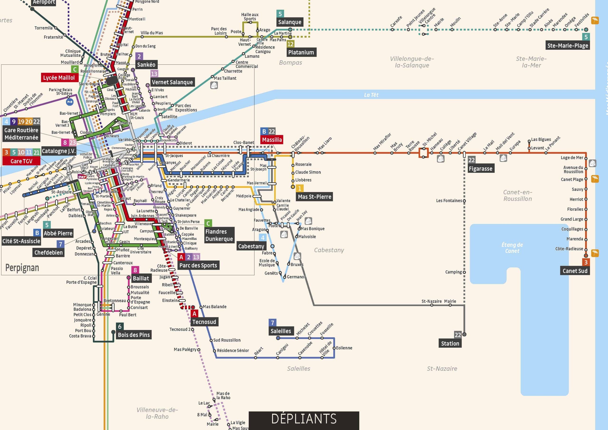 réseaux et transports - cartographie géo reflet