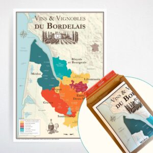 Carte du vignoble du bordelais