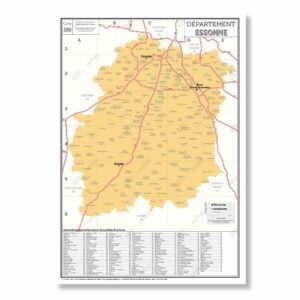 Carte du département de l'Essonne