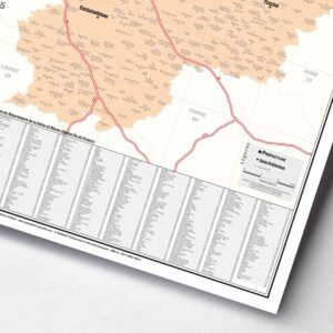 77 - Département de la Seine-et-Marne - Carte géographique