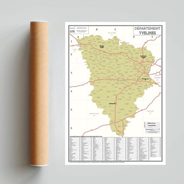78 - Département des Yvelines - Carte géographique – Image 3
